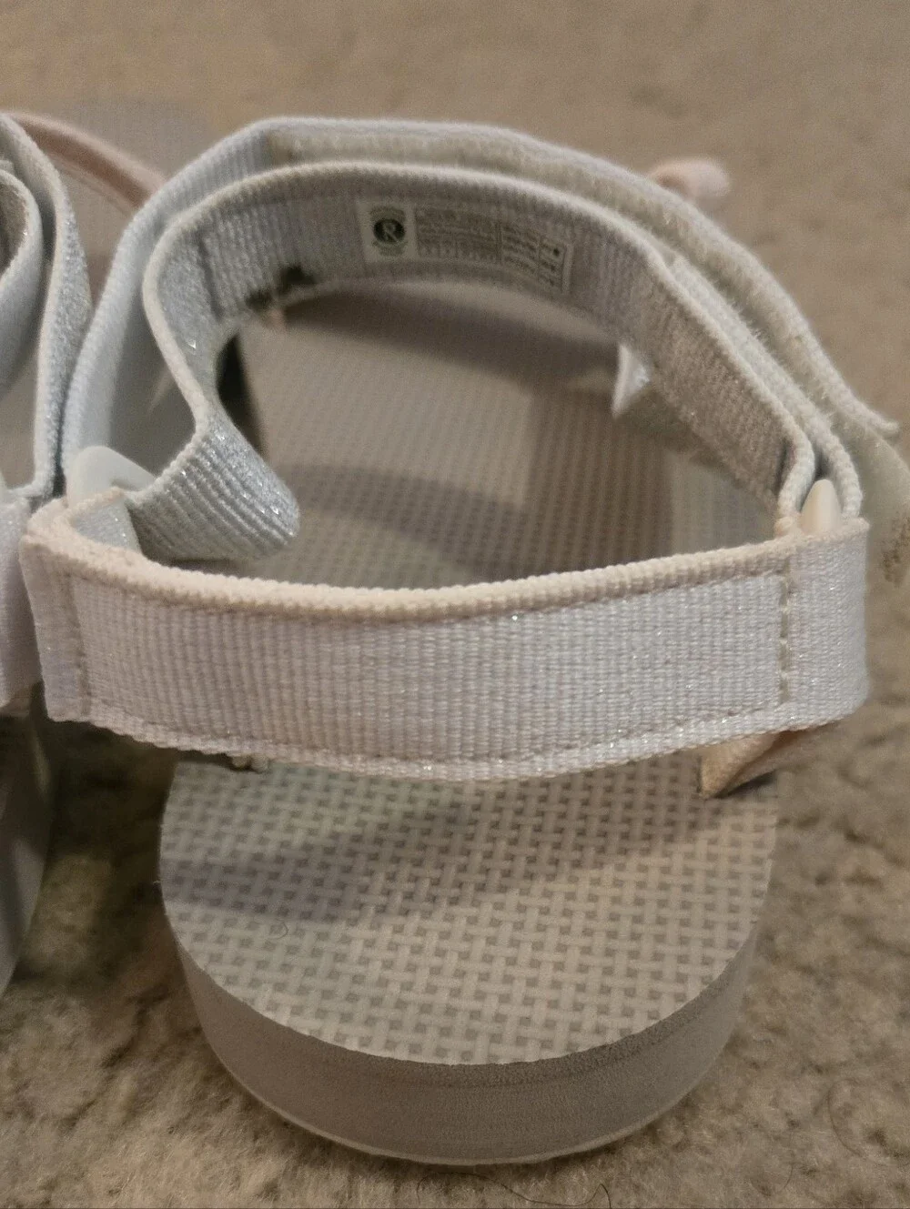 Teva Kids Sandals Light Pink and Gray Sz 5